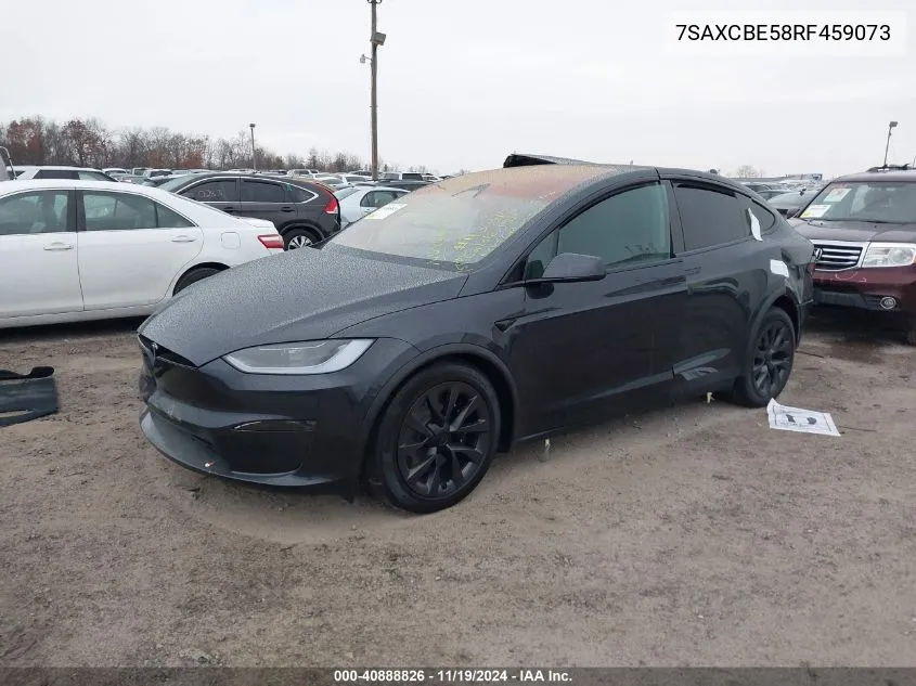 2024 Tesla Model X Long Range VIN: 7SAXCBE58RF459073 Lot: 40888826