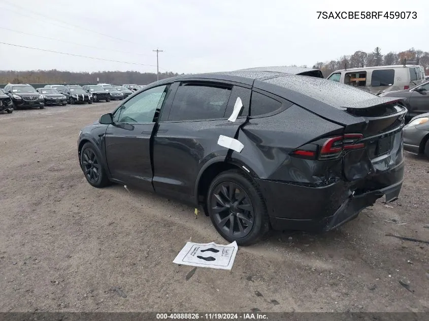 2024 Tesla Model X Long Range VIN: 7SAXCBE58RF459073 Lot: 40888826