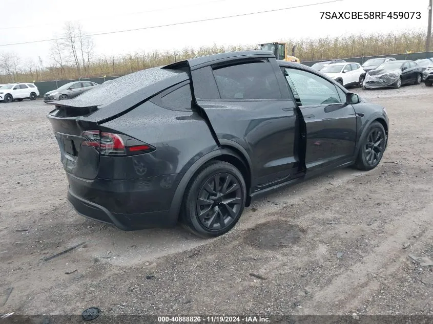 2024 Tesla Model X Long Range VIN: 7SAXCBE58RF459073 Lot: 40888826