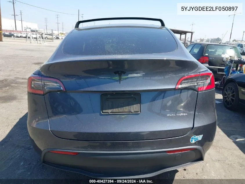 5YJYGDEE2LF050897 2020 Tesla Model Y