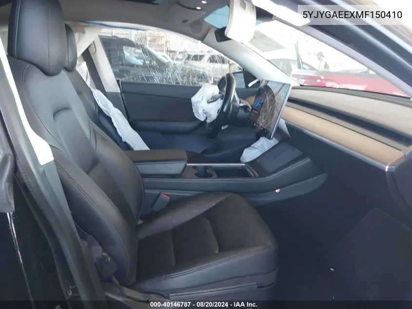 5YJYGAEEXMF150410 2021 Tesla Model Y