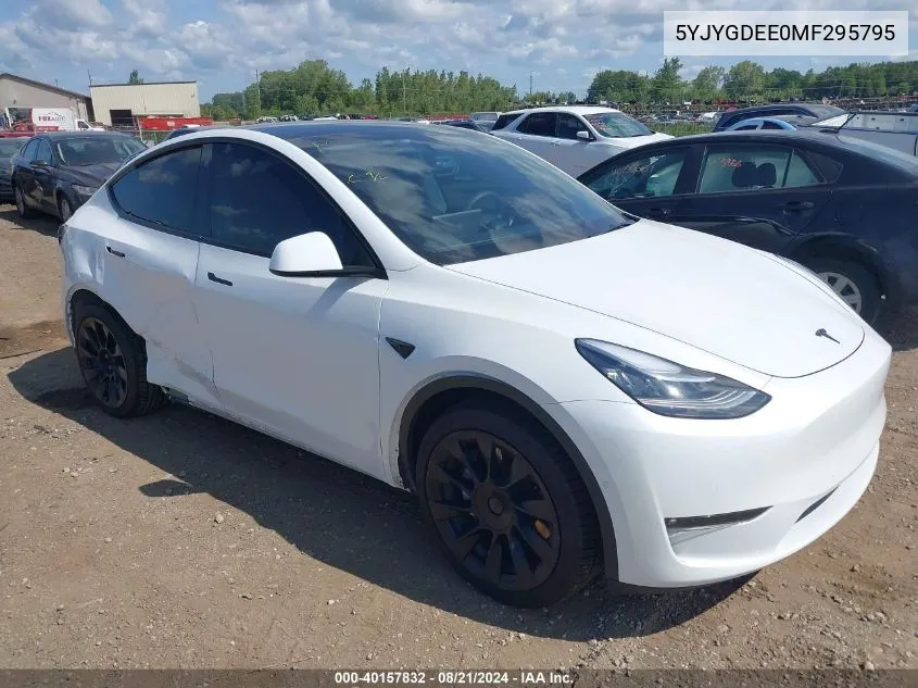 5YJYGDEE0MF295795 2021 Tesla Model Y