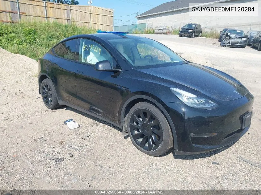 5YJYGDEE0MF120284 2021 Tesla Model Y