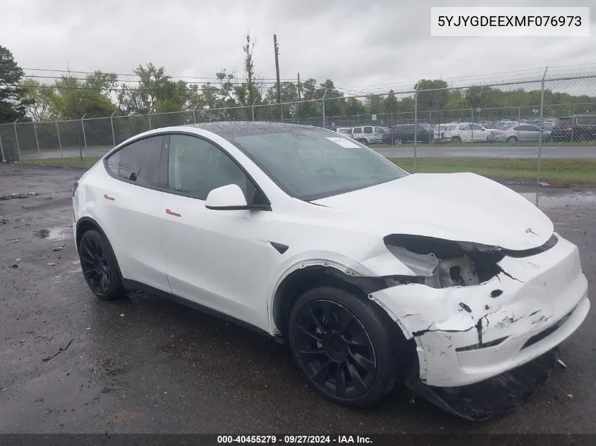 5YJYGDEEXMF076973 2021 Tesla Model Y Long Range Dual Motor All-Wheel Drive