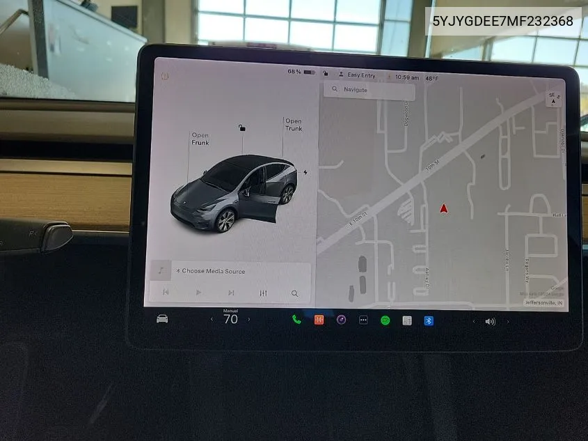 2021 Tesla Model Y VIN: 5YJYGDEE7MF232368 Lot: 40671597