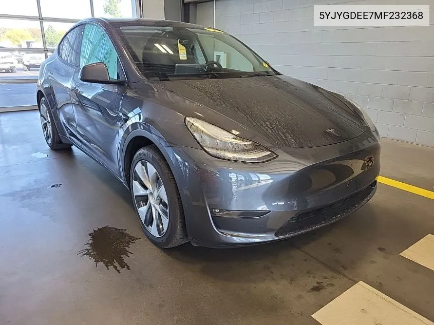 2021 Tesla Model Y VIN: 5YJYGDEE7MF232368 Lot: 40671597