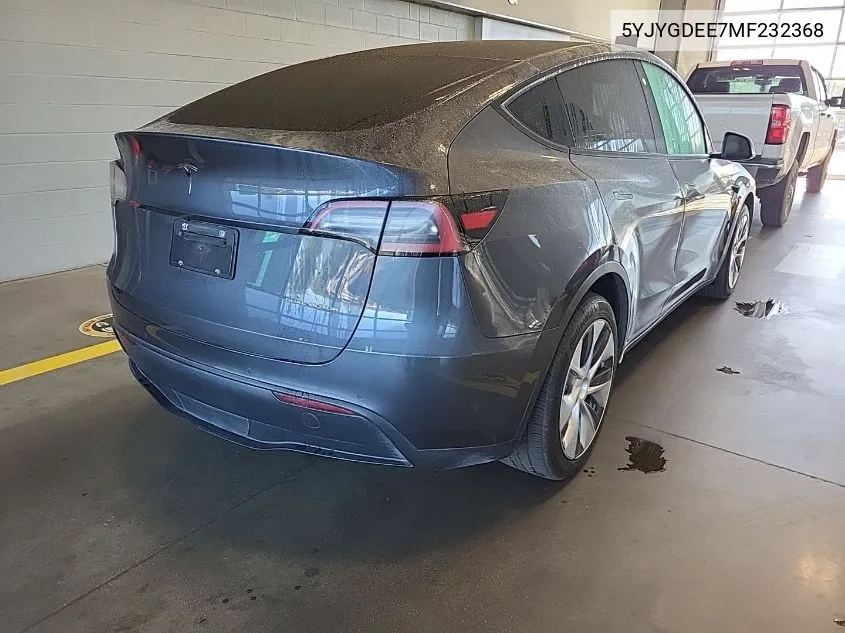 2021 Tesla Model Y VIN: 5YJYGDEE7MF232368 Lot: 40671597