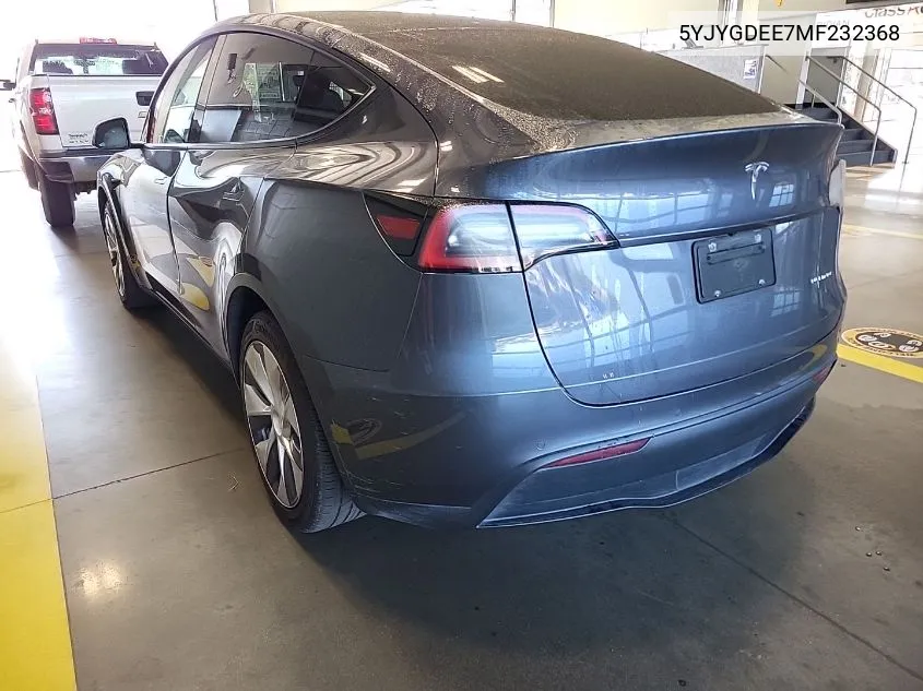 2021 Tesla Model Y VIN: 5YJYGDEE7MF232368 Lot: 40671597