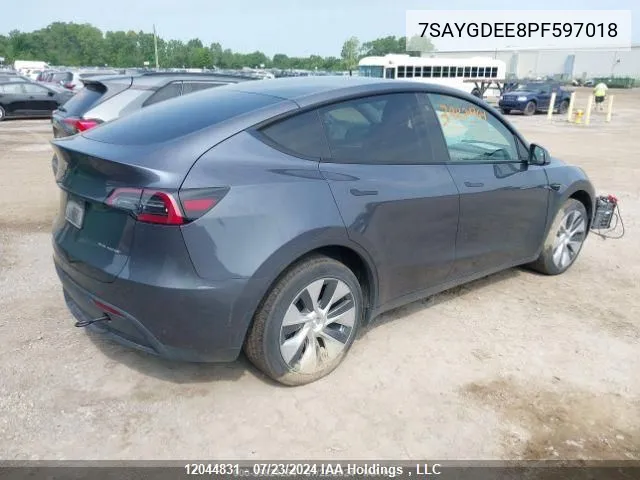 7SAYGDEE8PF597018 2023 Tesla Model Y