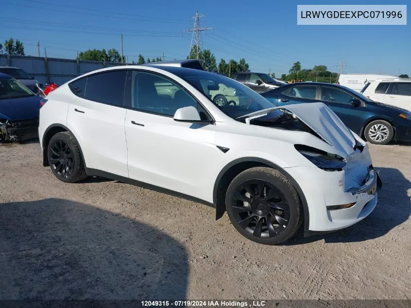 2023 Tesla Model Y VIN: LRWYGDEEXPC071996 Lot: 12049315