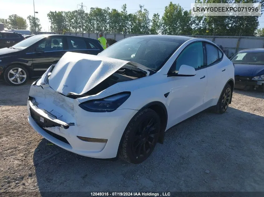 LRWYGDEEXPC071996 2023 Tesla Model Y