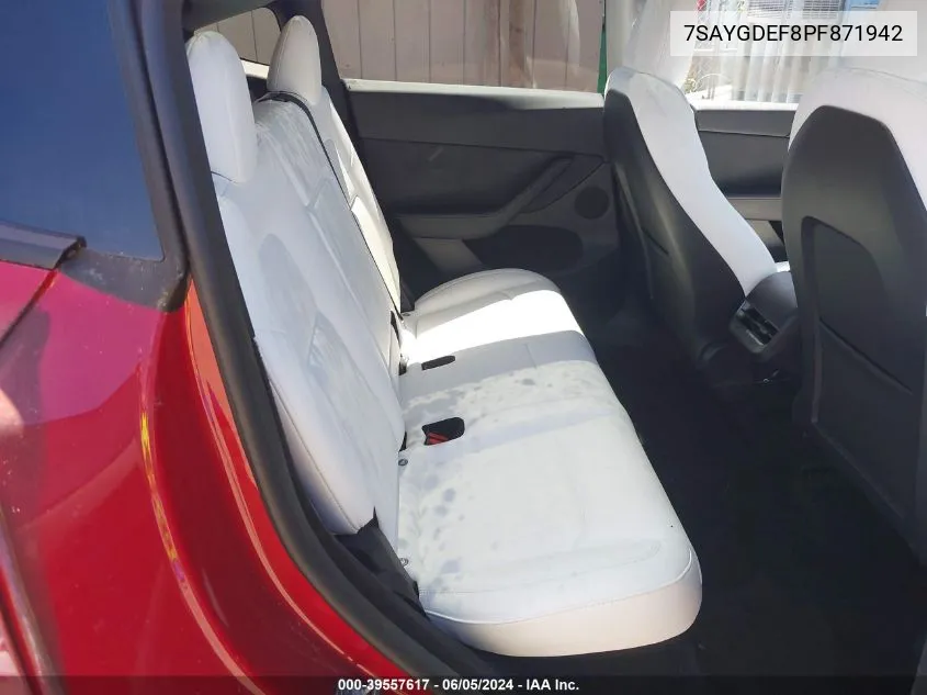 7SAYGDEF8PF871942 2023 Tesla Model Y