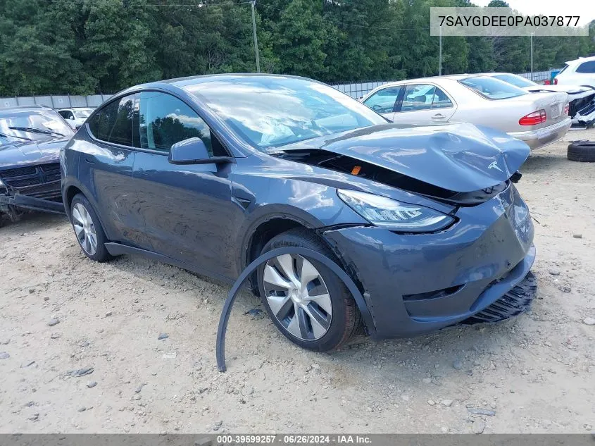 7SAYGDEE0PA037877 2023 Tesla Model Y Awd/Long Range Dual Motor All-Wheel Drive