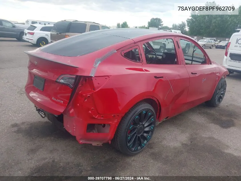 7SAYGDEF8PF962709 2023 Tesla Model Y