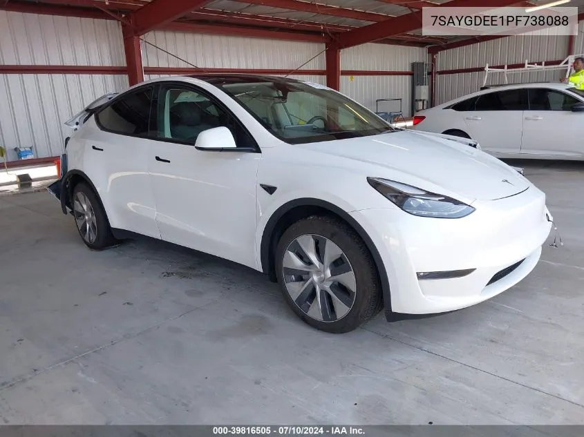 7SAYGDEE1PF738088 2023 Tesla Model Y Awd/Long Range Dual Motor All-Wheel Drive