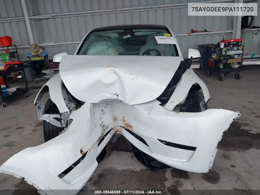 7SAYGDEE9PA111720 2023 Tesla Model Y