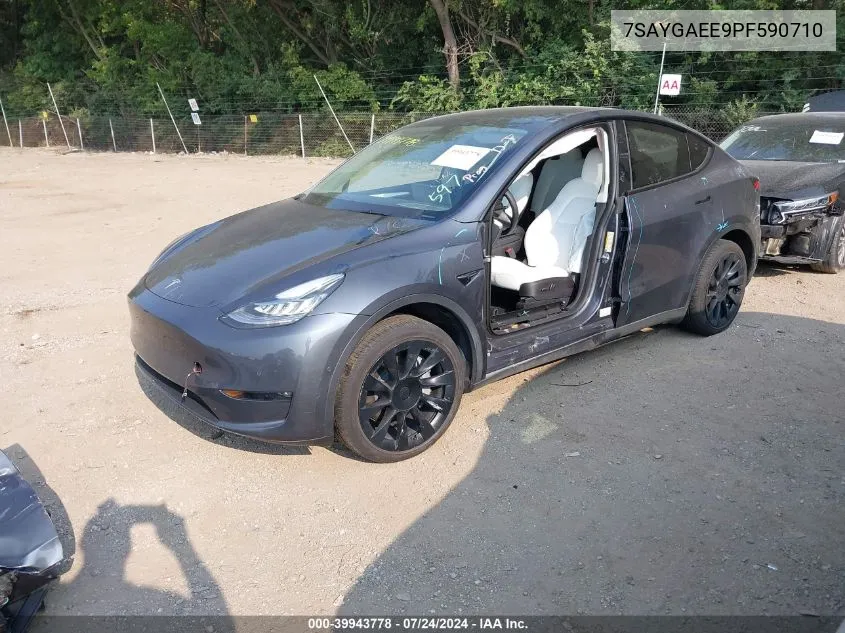 7SAYGAEE9PF590710 2023 Tesla Model Y Awd/Long Range Dual Motor All-Wheel Drive