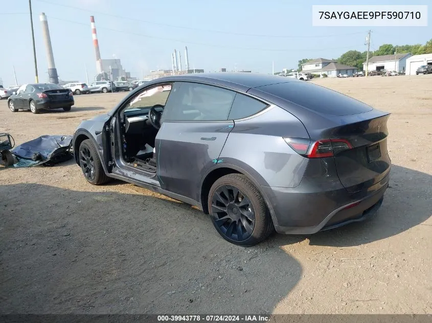 7SAYGAEE9PF590710 2023 Tesla Model Y Awd/Long Range Dual Motor All-Wheel Drive