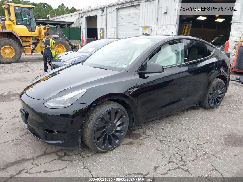 7SAYGDEF8PF967702 2023 Tesla Model Y