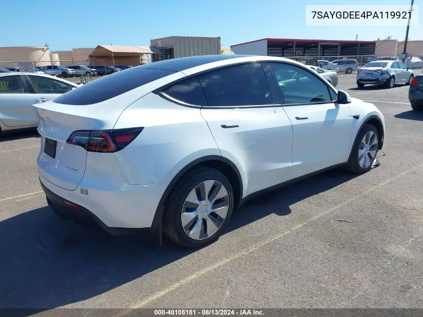 7SAYGDEE4PA119921 2023 Tesla Model Y