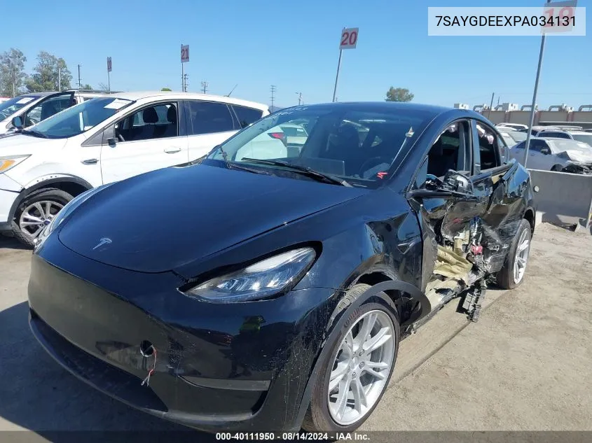 7SAYGDEEXPA034131 2023 Tesla Model Y Awd/Long Range Dual Motor All-Wheel Drive