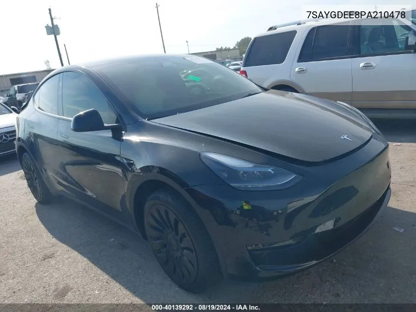 7SAYGDEE8PA210478 2023 Tesla Model Y Awd/Long Range Dual Motor All-Wheel Drive