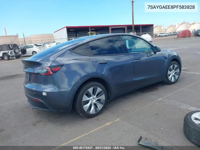 7SAYGAEE8PF583828 2023 Tesla Model Y