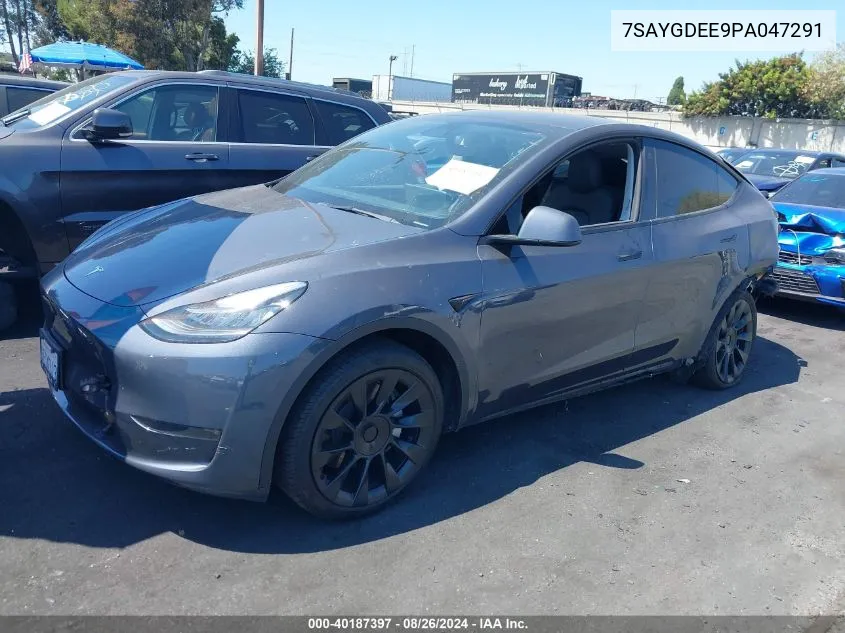 7SAYGDEE9PA047291 2023 Tesla Model Y Awd/Long Range Dual Motor All-Wheel Drive