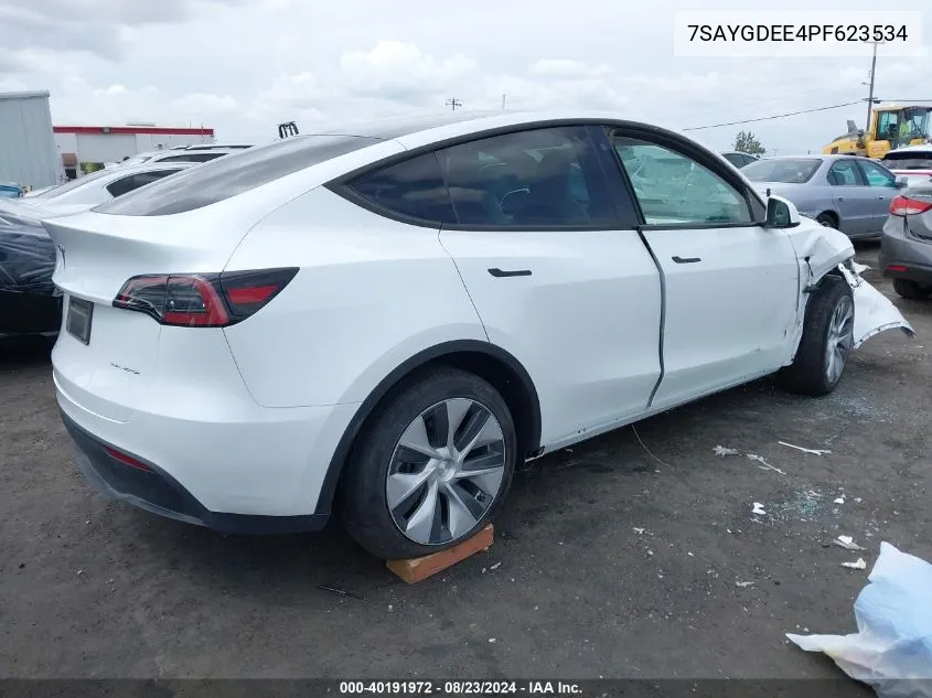 7SAYGDEE4PF623534 2023 Tesla Model Y Awd/Long Range Dual Motor All-Wheel Drive