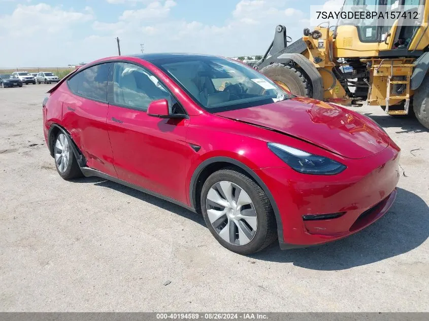 7SAYGDEE8PA157412 2023 Tesla Model Y