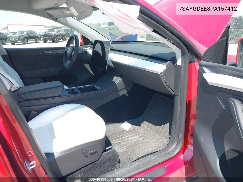 7SAYGDEE8PA157412 2023 Tesla Model Y