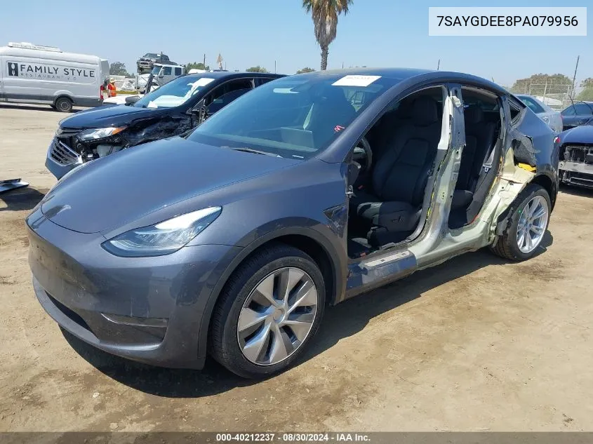 7SAYGDEE8PA079956 2023 Tesla Model Y Awd/Long Range Dual Motor All-Wheel Drive