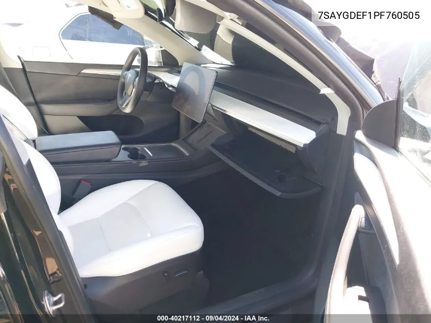 7SAYGDEF1PF760505 2023 Tesla Model Y