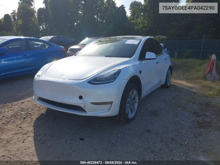 7SAYGDEE4PA042290 2023 Tesla Model Y Awd/Long Range Dual Motor All-Wheel Drive