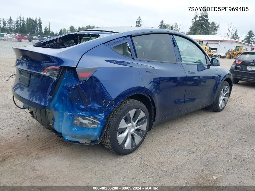 7SAYGDED5PF969485 2023 Tesla Model Y Rwd