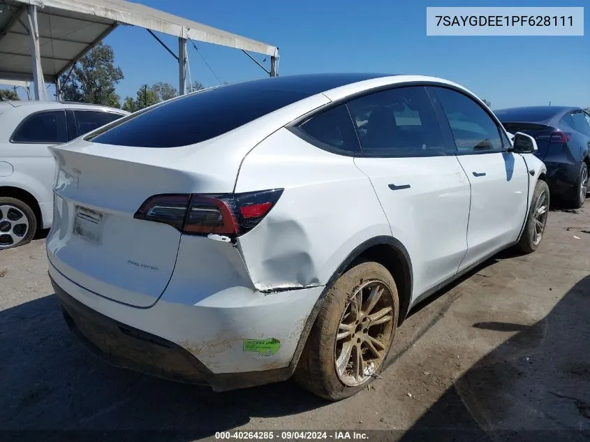 7SAYGDEE1PF628111 2023 Tesla Model Y Awd/Long Range Dual Motor All-Wheel Drive