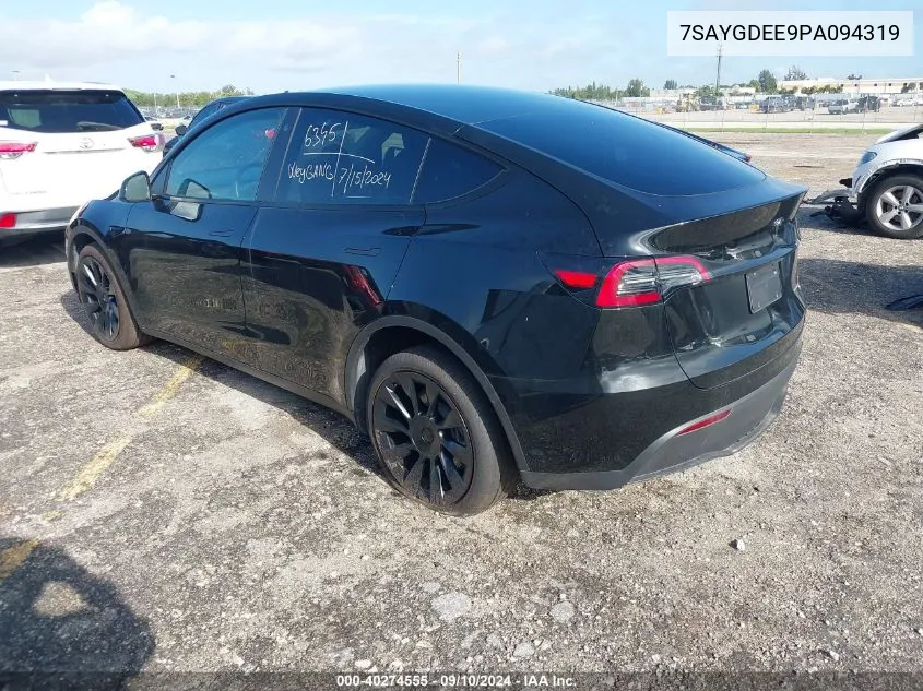 7SAYGDEE9PA094319 2023 Tesla Model Y