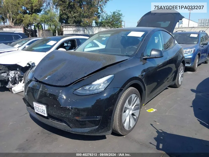 7SAYGDEE1PA033207 2023 Tesla Model Y Awd/Long Range Dual Motor All-Wheel Drive