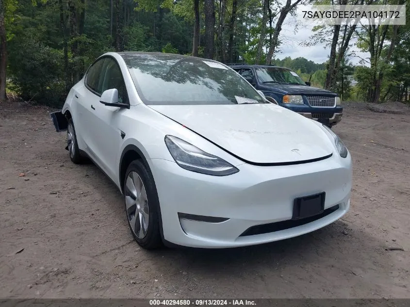 7SAYGDEE2PA104172 2023 Tesla Model Y