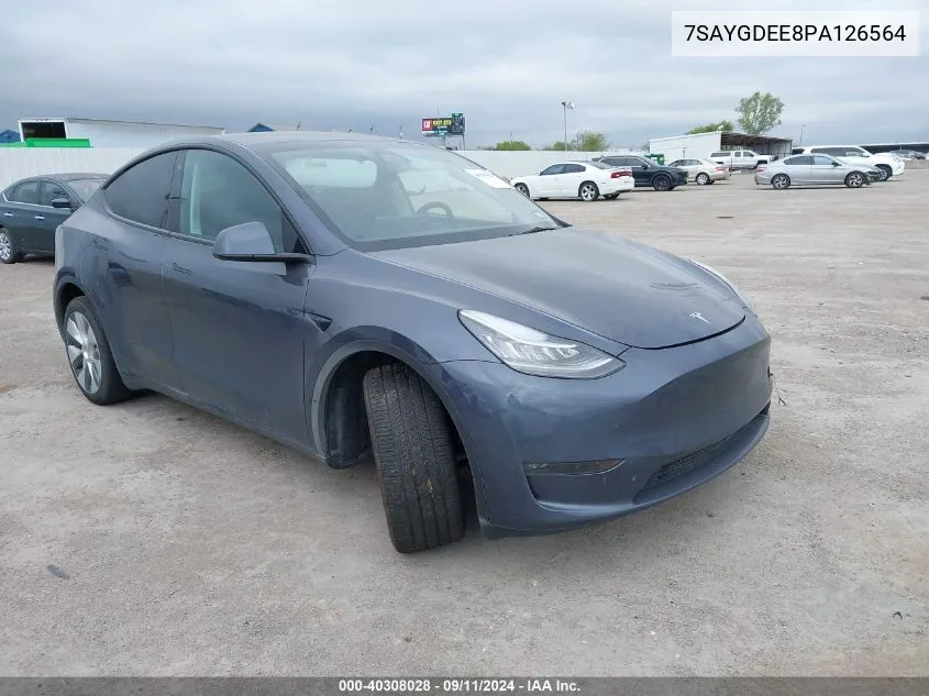 7SAYGDEE8PA126564 2023 Tesla Model Y Awd/Long Range Dual Motor All-Wheel Drive