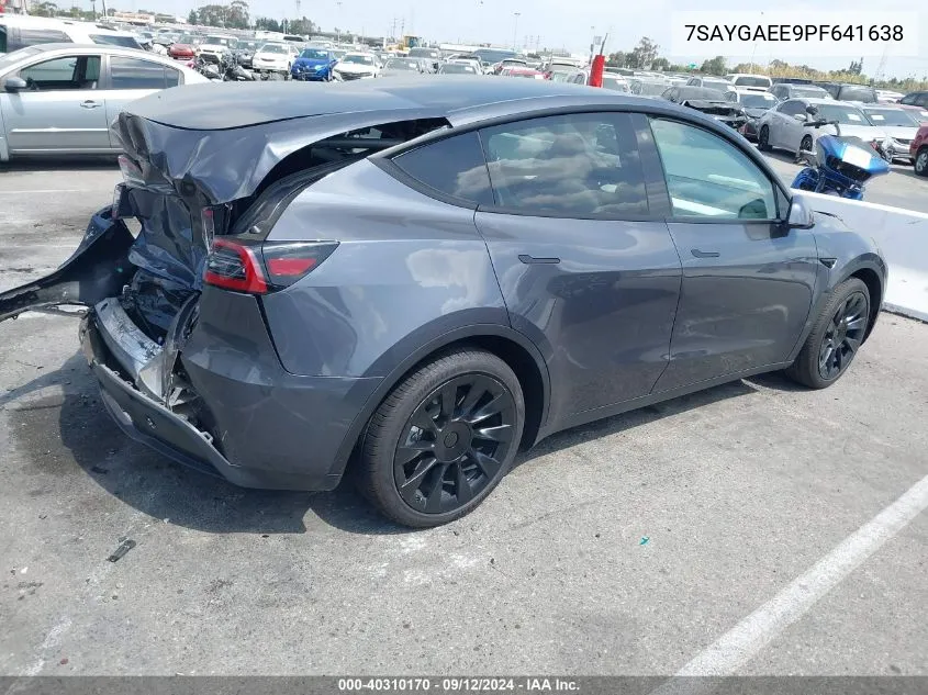 2023 Tesla Model Y VIN: 7SAYGAEE9PF641638 Lot: 40310170