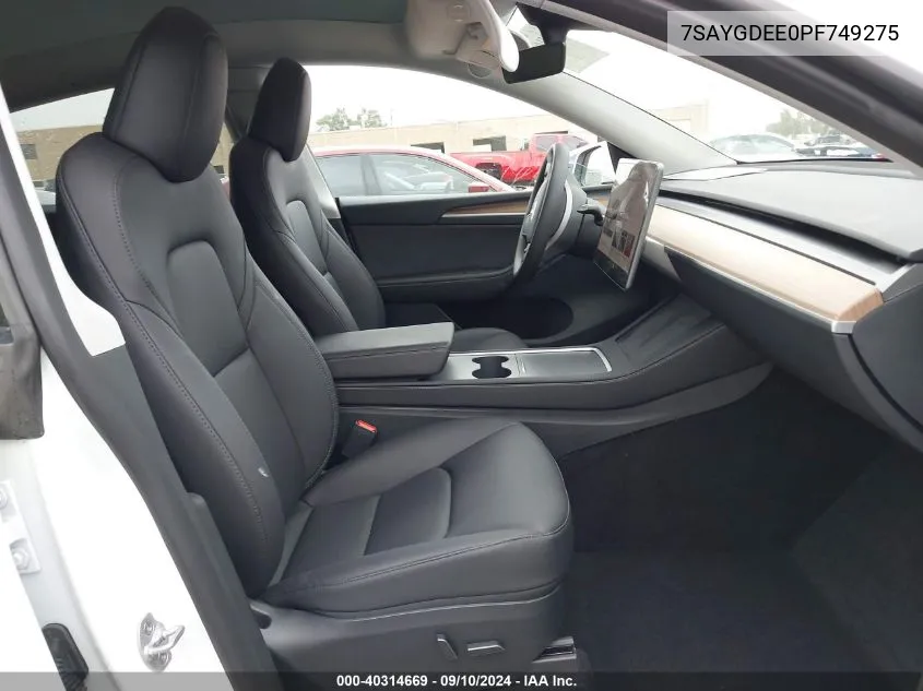 7SAYGDEE0PF749275 2023 Tesla Model Y