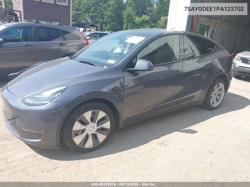 7SAYGDEE1PA123702 2023 Tesla Model Y