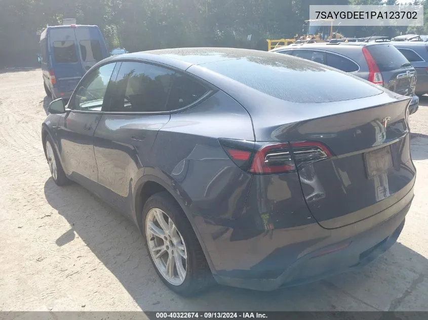 7SAYGDEE1PA123702 2023 Tesla Model Y