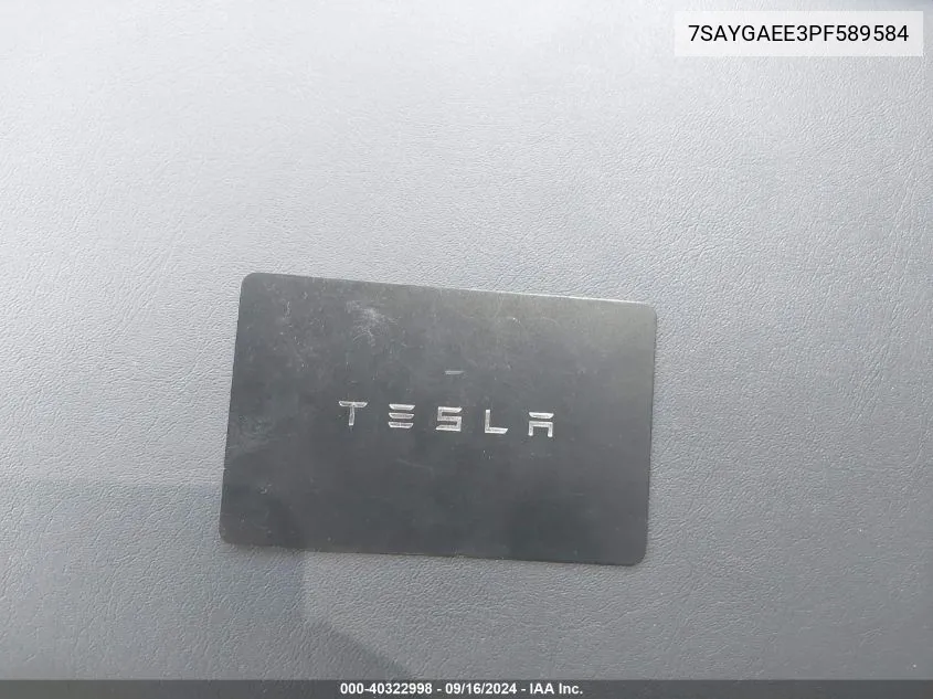 7SAYGAEE3PF589584 2023 Tesla Model Y