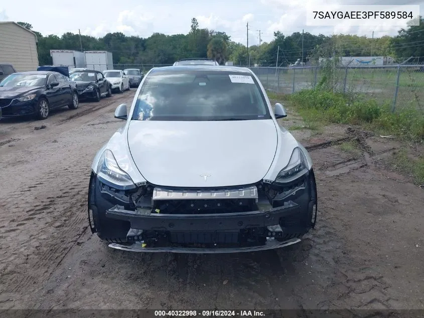 7SAYGAEE3PF589584 2023 Tesla Model Y