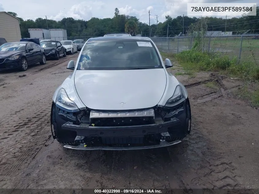 7SAYGAEE3PF589584 2023 Tesla Model Y