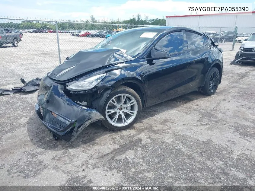 7SAYGDEE7PA055390 2023 Tesla Model Y Awd/Long Range Dual Motor All-Wheel Drive