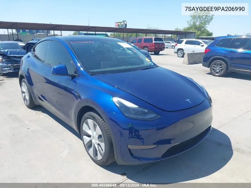 7SAYGDEE9PA206990 2023 Tesla Model Y