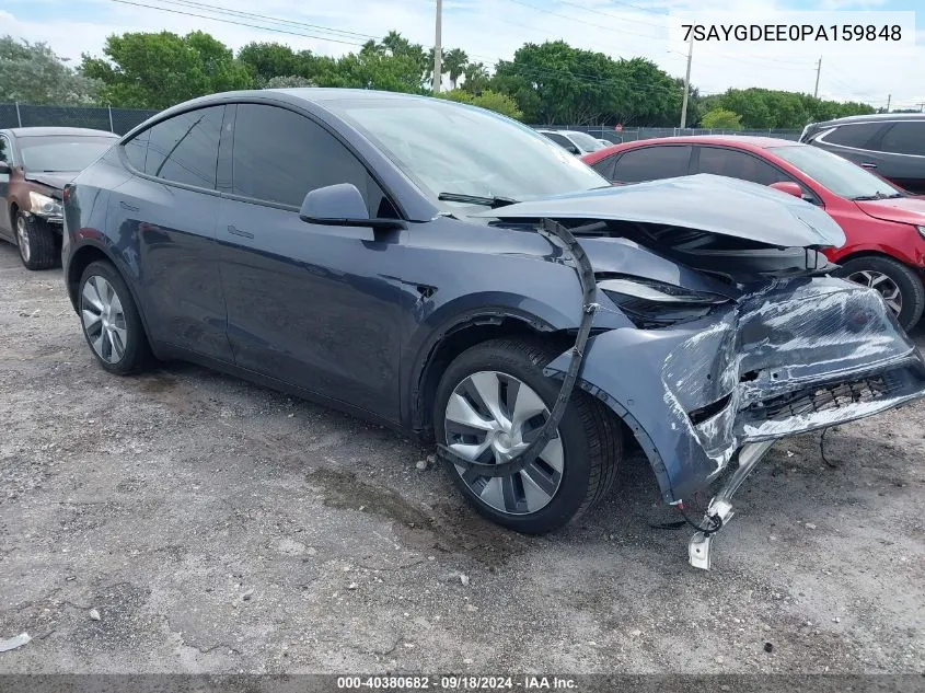 7SAYGDEE0PA159848 2023 Tesla Model Y